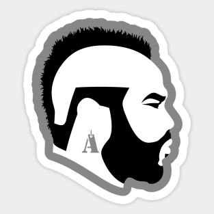 B. A. Baracus (Sulky Asphalt) Sticker